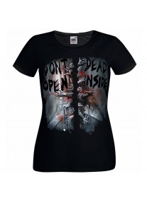 Дамска тениска на THE WALKING DEAD - don't dead open inside